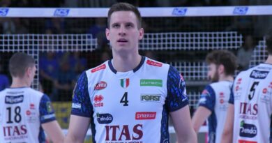 Pallavolo SuperLega – Trentino Itas: Kozamernik e Bartha out, il giovane Pellacani titolare