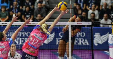 Pallavolo A1 femminile – Il “derby infinito” con l’Igor Novara vede le biancoblù di Chieri imporsi al tie-break