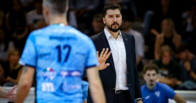 Pallavolo SuperLega – Falasca: “Domenico Pace, che ha disputato una partita straordinaria, la sua migliore prestazione di quest’anno”