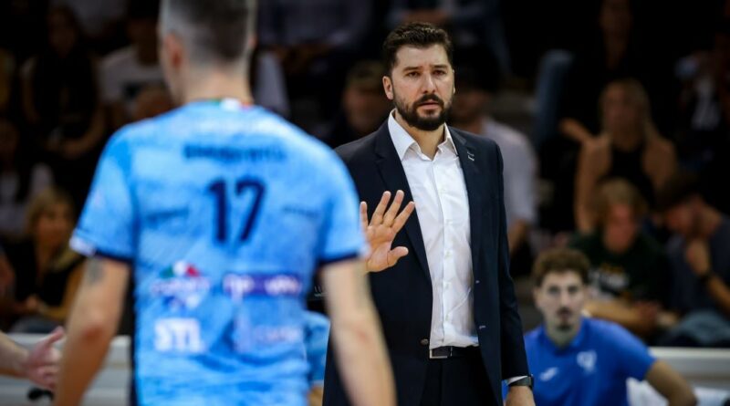 Pallavolo SuperLega – Falasca: “Domenico Pace, che ha disputato una partita straordinaria, la sua migliore prestazione di quest’anno”