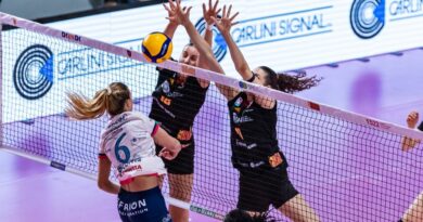 Pallavolo A1 femminile – Roma esce alla distanza  e la coppia Orvosova-Rotar firma la prima vittoria dell’anno