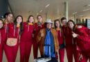 Pallavolo Challenge F – SMI Roma: incontro con foto all’aeroporto con Al Bano, prima di partire per la Croazia