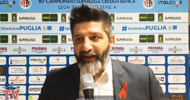 Pallavolo SuperLega – Boninfante: “Molto bravi nel terzo set e nel quarto, loro non si aspettavano la nostra reazione e sono calati, e poi rientrare è difficile”