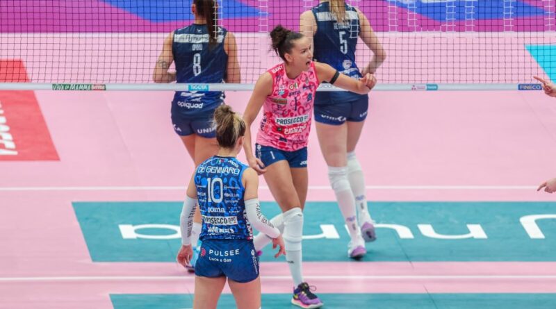 Pallavolo A1 femminile – Davanti ad un pubblico da record Conegliano domina, Milano delude