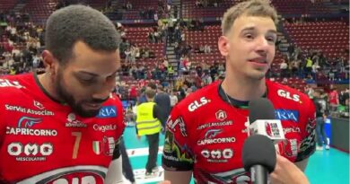 Pallavolo SuperLega – L’allegria di Herrera e l’amarcord di Loser dopo il 3-1 di Perugia su Milano