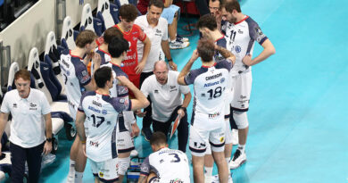 Pallavolo Champions M – Piazza: “Nella nostra squadra sono pochi quelli che hanno calcato il campo della Champions, è normale che ci sia un po’ di sofferenza”