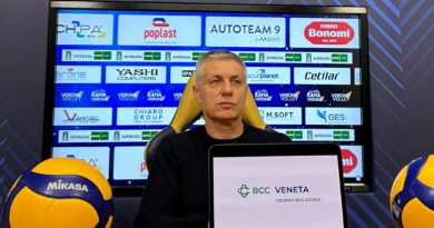 Pallavolo SL- Stoytchev:”Ho rispetto per Padova, perché ha saputo creare una squadra con tanti giovani