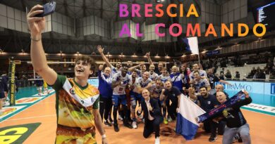 Pallavolo A2M – Cambio al vertice: Brescia ha vinto a Ravenna e l’ha scavalcata ora è prima, 4 appaiate al 2° posto ci sono anche Cuneo, Acicastello e Prata