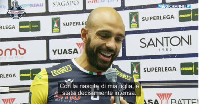 Pallavolo SuperLega – Demyanenko: “Con la nascita di mia figlia, è stata una settimana decisamente intensa”