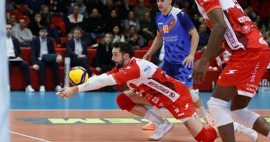 Pallavolo SuperLega – Cisterna combattiva ma non basta per far punti a Piacenza: giornata da ricordare per Fanizza e Bovolenta per la prima nel sestetto di partenza