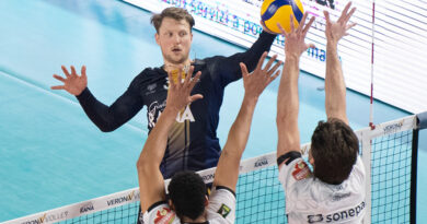 Pallavolo SuperLega – Stefani: “Partiti benissimo, ci siamo innervositi a partita inoltrata, ma siamo contentissimi, ce la siamo meritata”